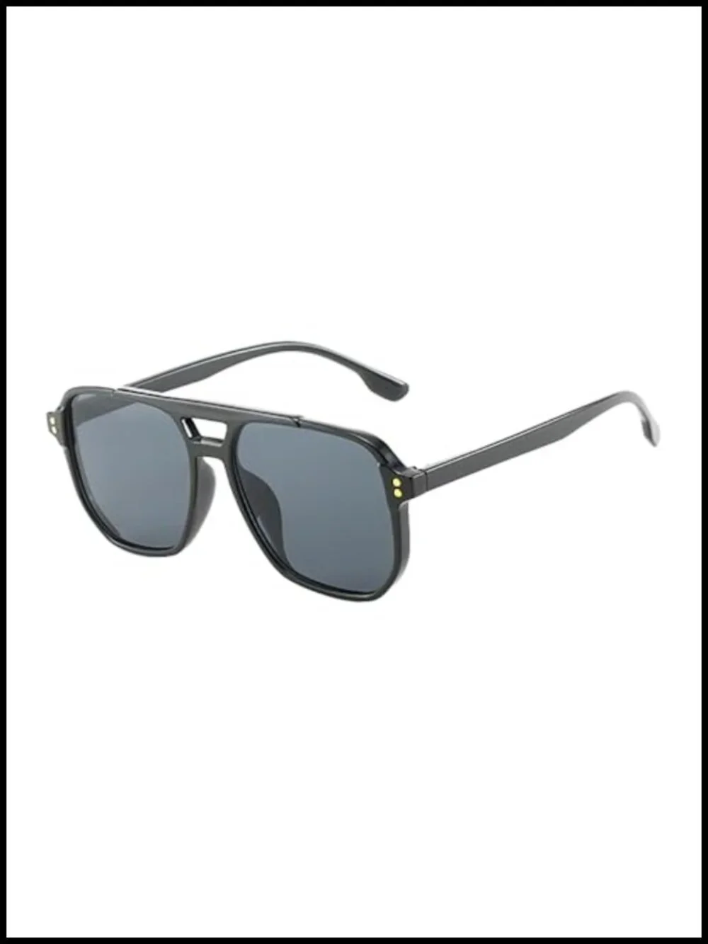 Retro Aviator Sunglasses, UV400 Protection, Wraparound Sport Style